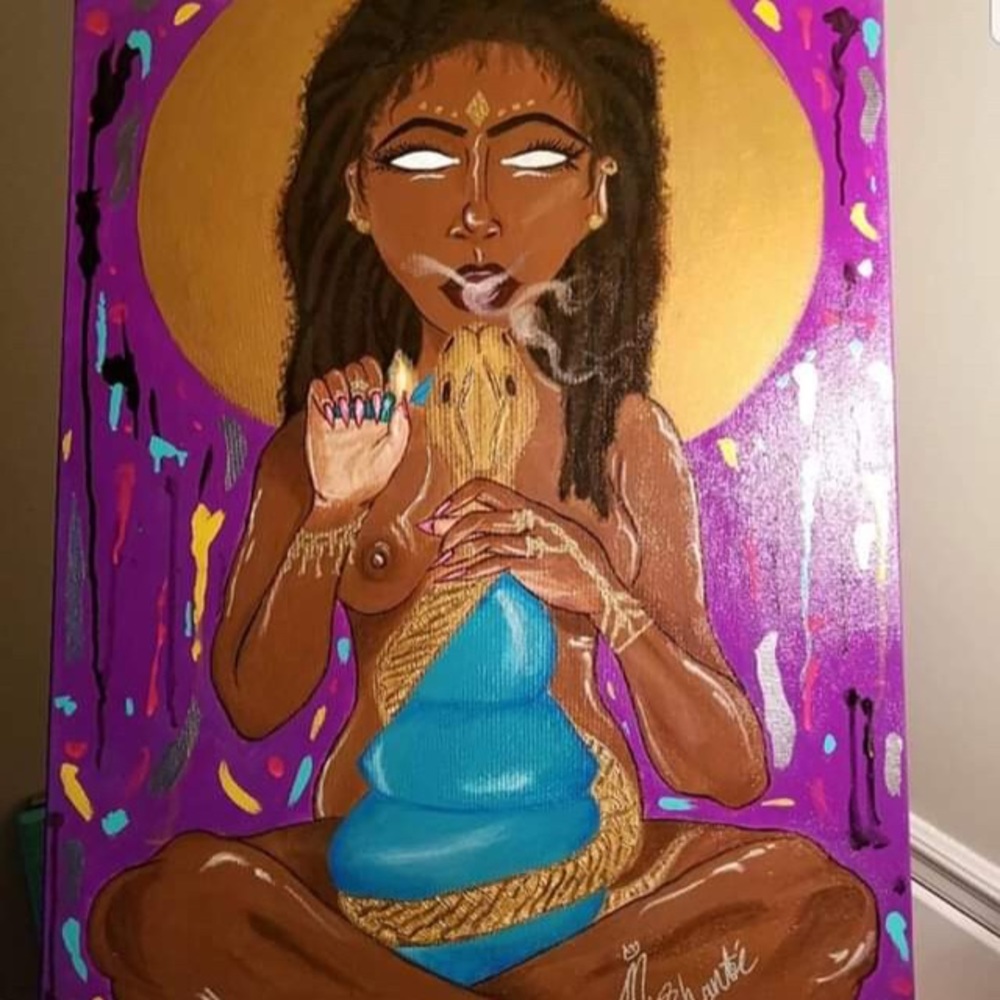 Acrylic painting